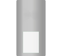 Cardboard box with crayons